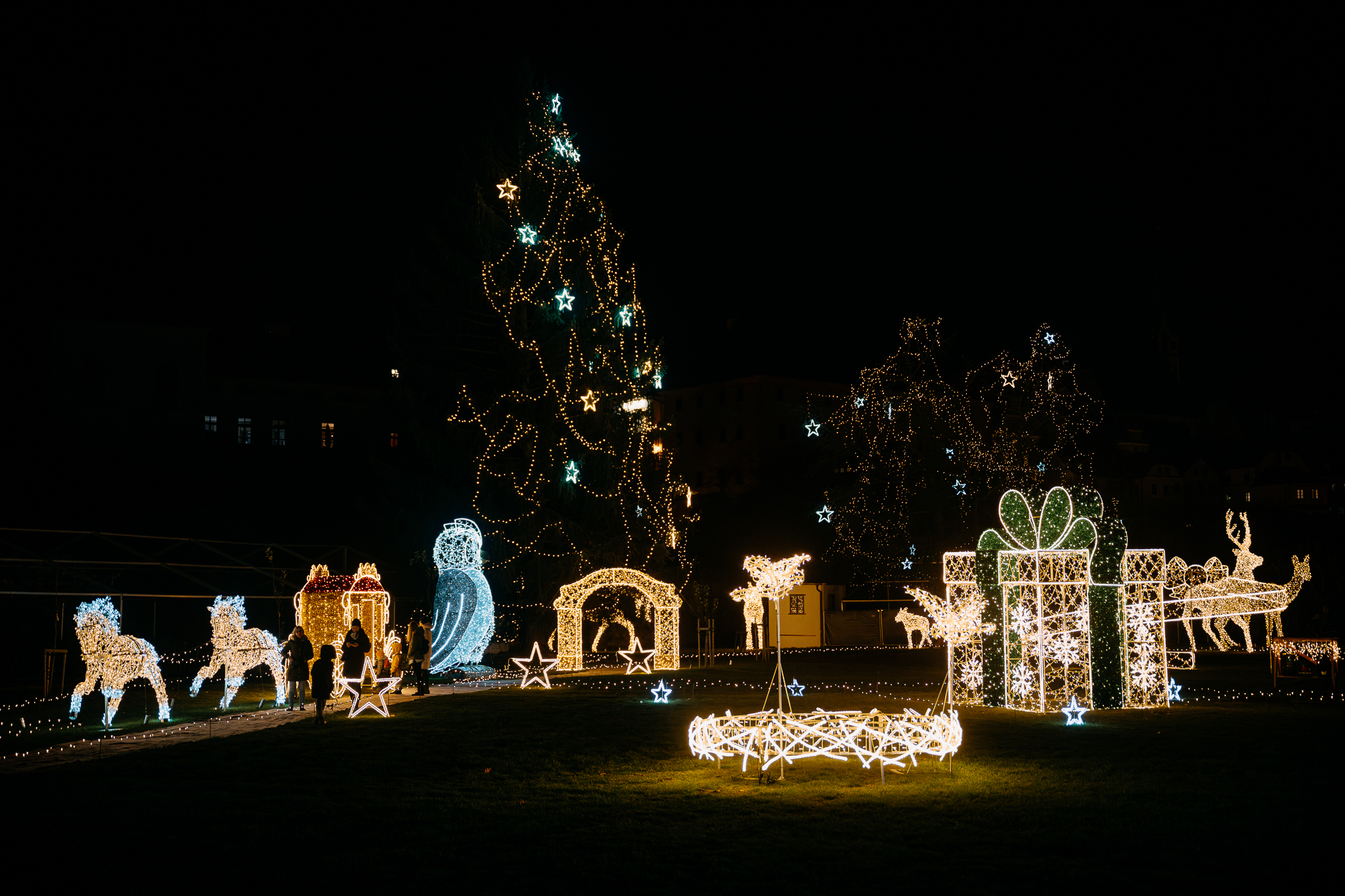 světelný park Český Krumlov Story of Lights