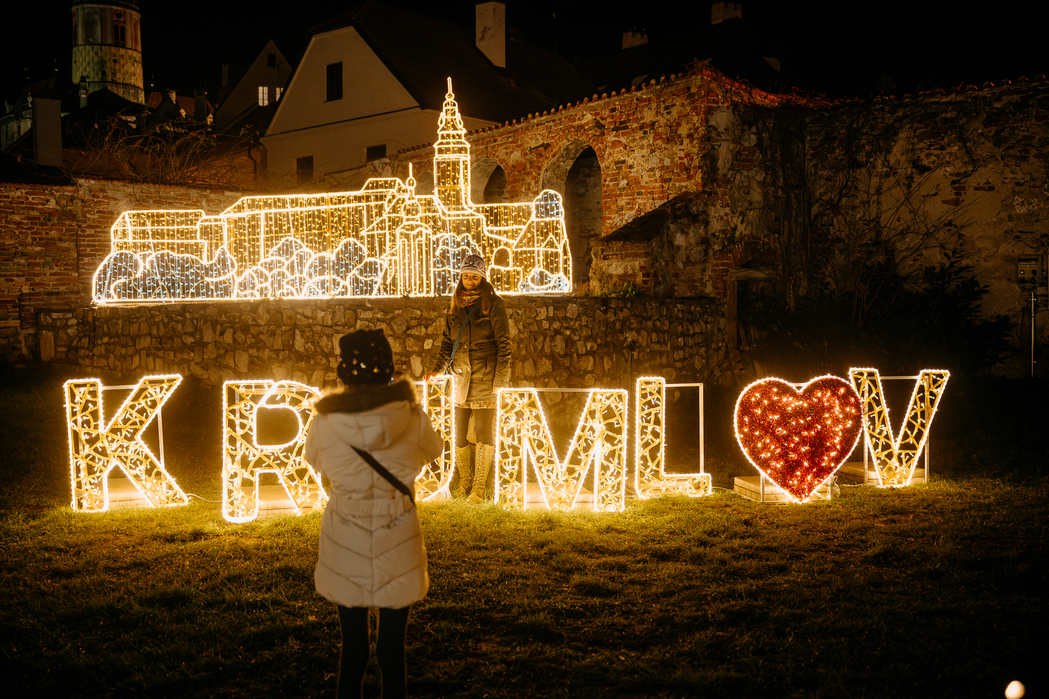 světelný park Český Krumlov Story of Lights