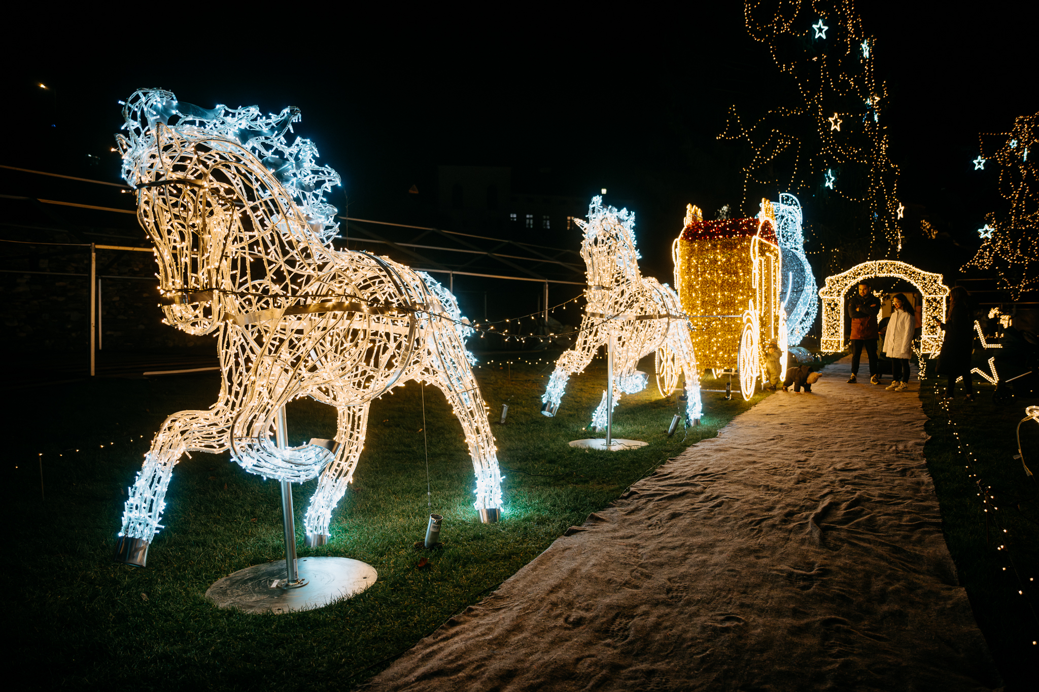 světelný park Český Krumlov Story of Lights